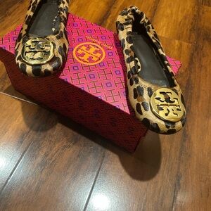 Tory Burch Leopard Print Ballet Flats